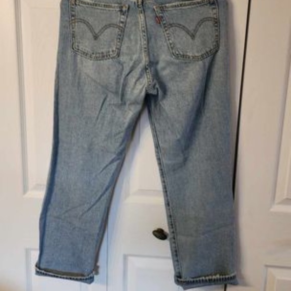 Levi's Ribcage Straight Ankle Jeans 7/8th, Size 27 - Picture 4 of 4
